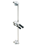 Roller door lock handle